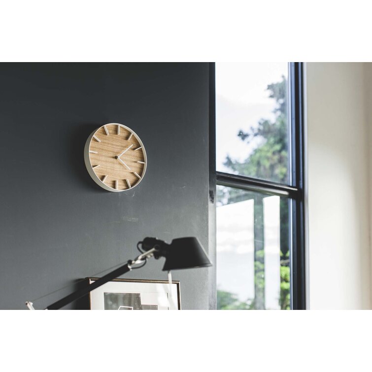 Yamazaki USA Rin Yamazaki Home Wall Clock Modern Wood Home